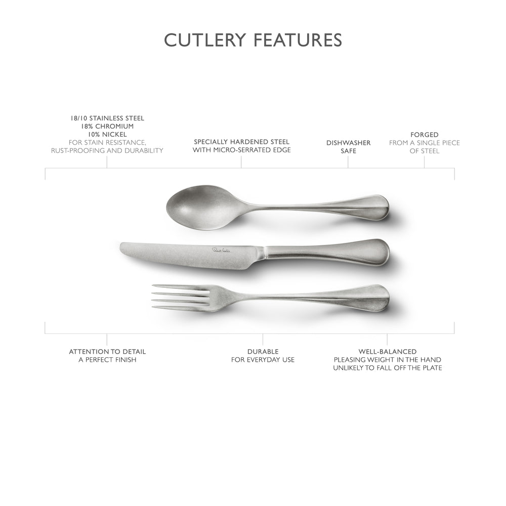 Baguette Vintage Cutlery Place Setting, 7 Piece