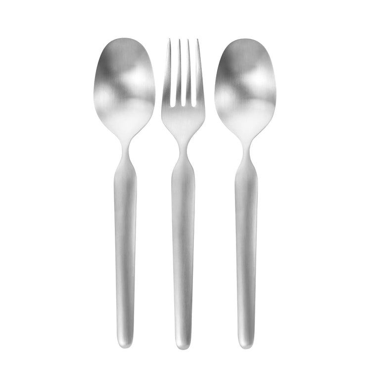 Bergen Satin Serving Set, 3 Piece