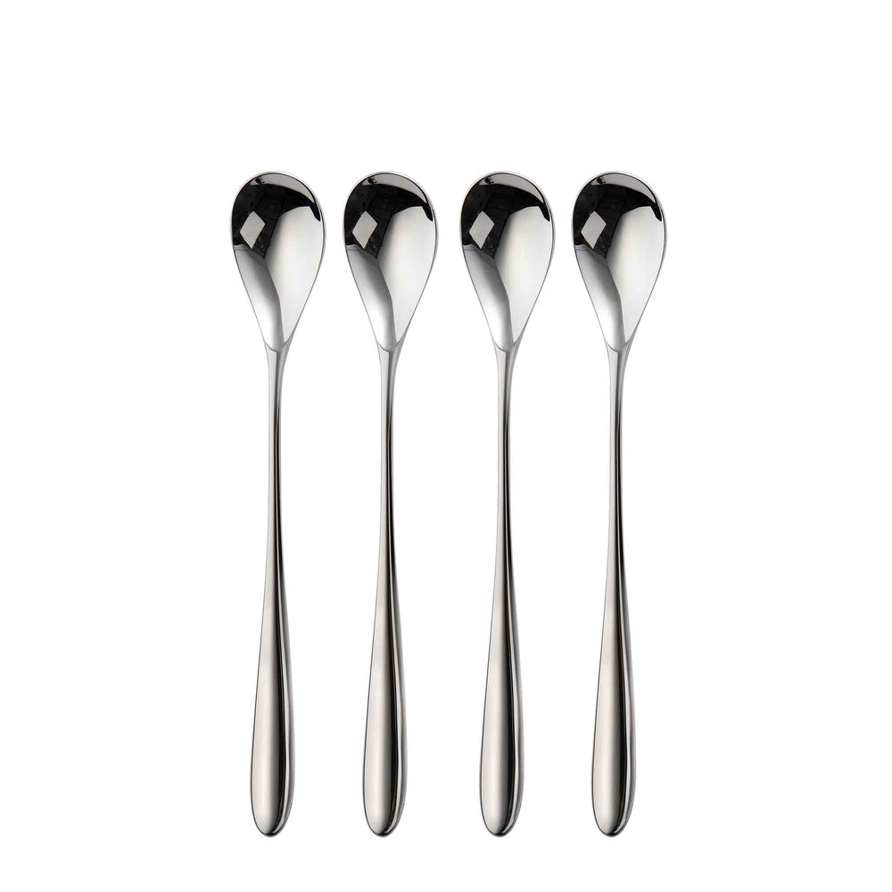 Bourton Bright Long Handled (Latte) Spoon, Set of 4