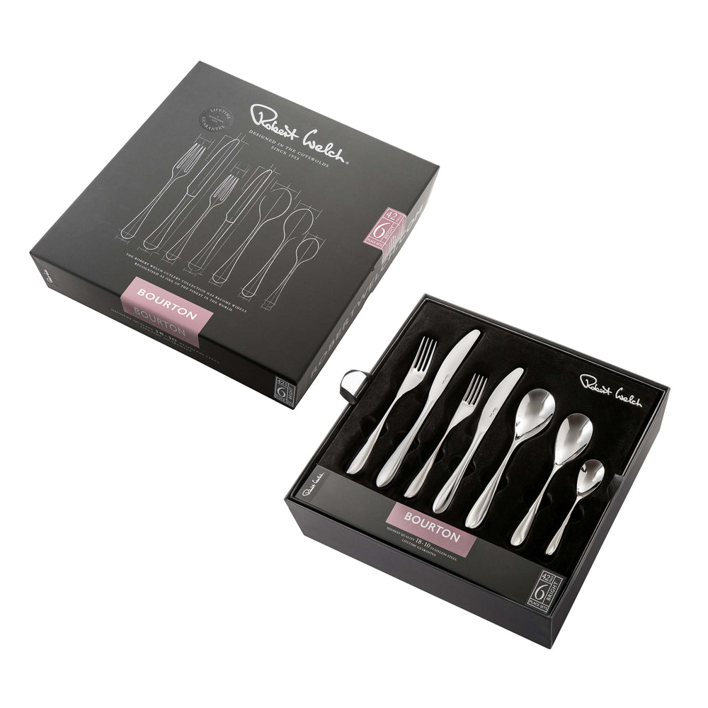 Bourton Bright Cutlery Set, 42 Piece for 6 People