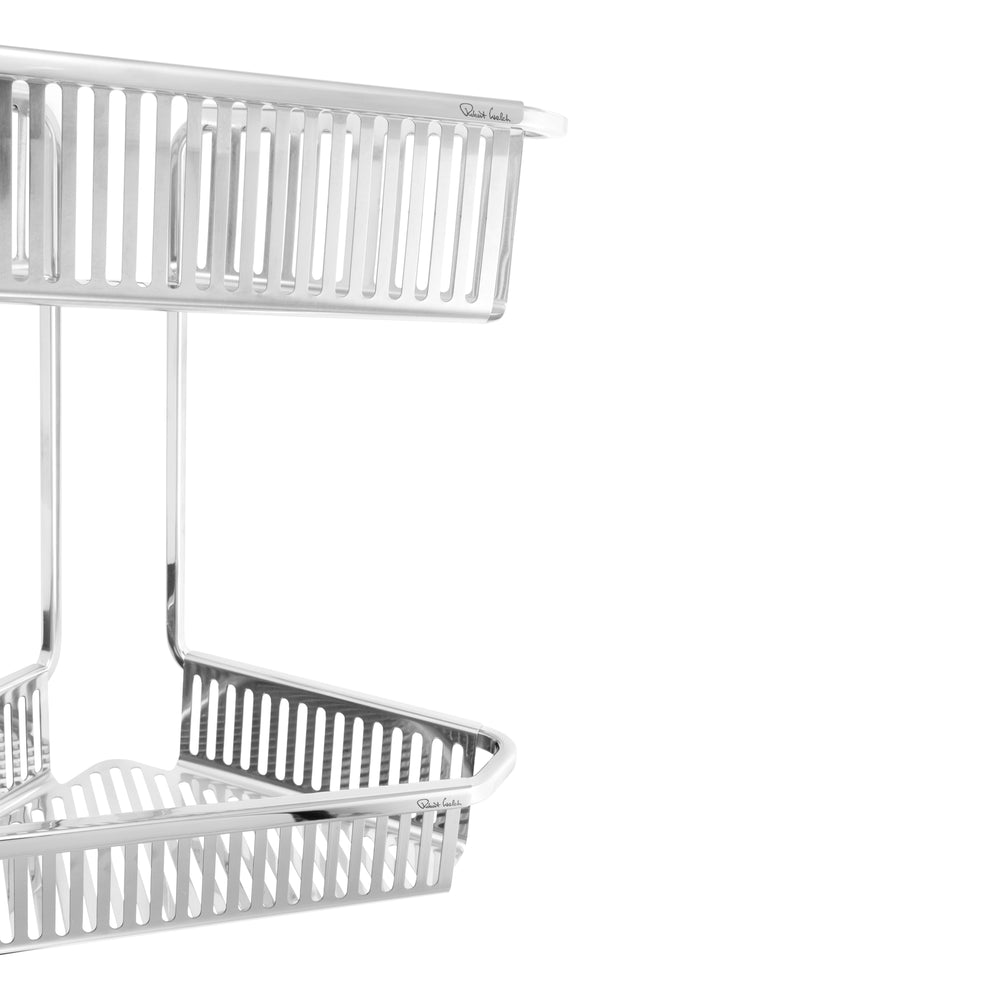 Burford Corner Shower Basket Double