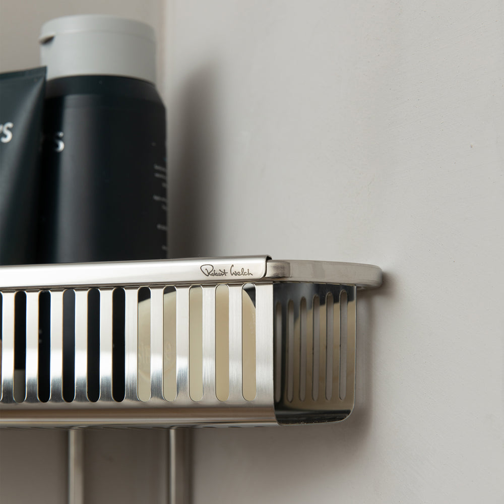 Burford Corner Shower Basket Double