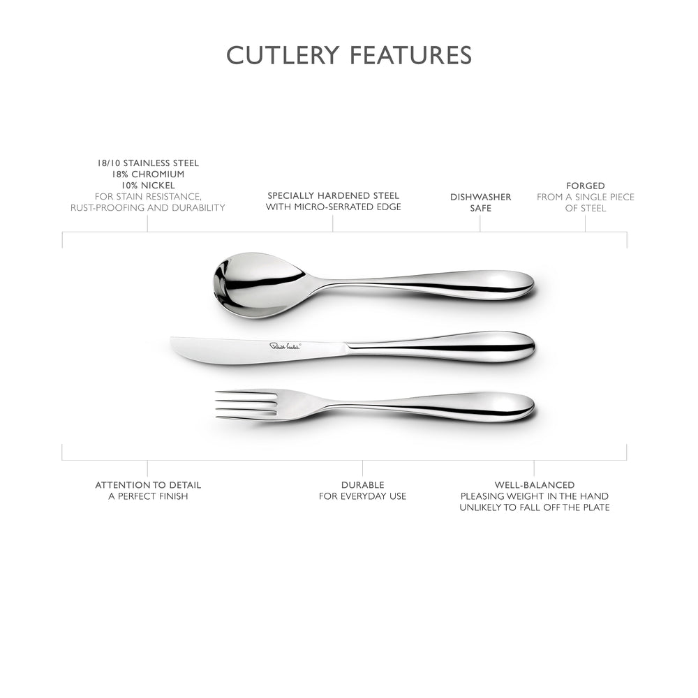 Deta Bright Cutlery Set, 24 Piece for 6 People