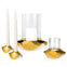 Drift Dawn Hurricane, Tealight and Candle Holder, Set of 3