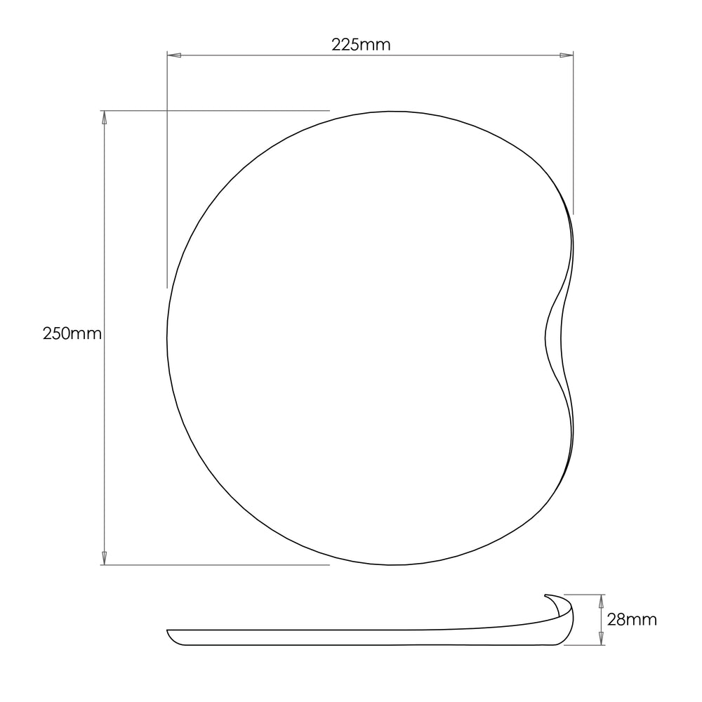 Drift Serving Tray, 25cm