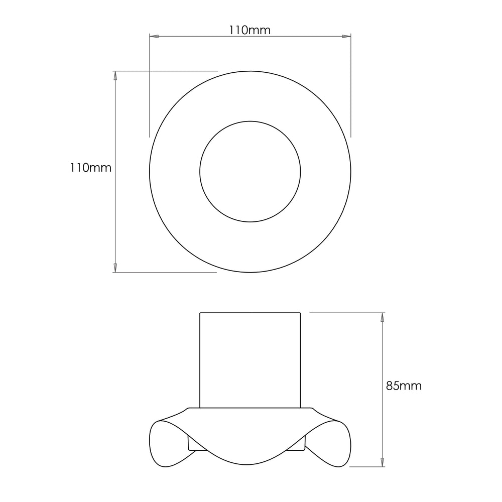 Drift Tealight Holder, Set of 2