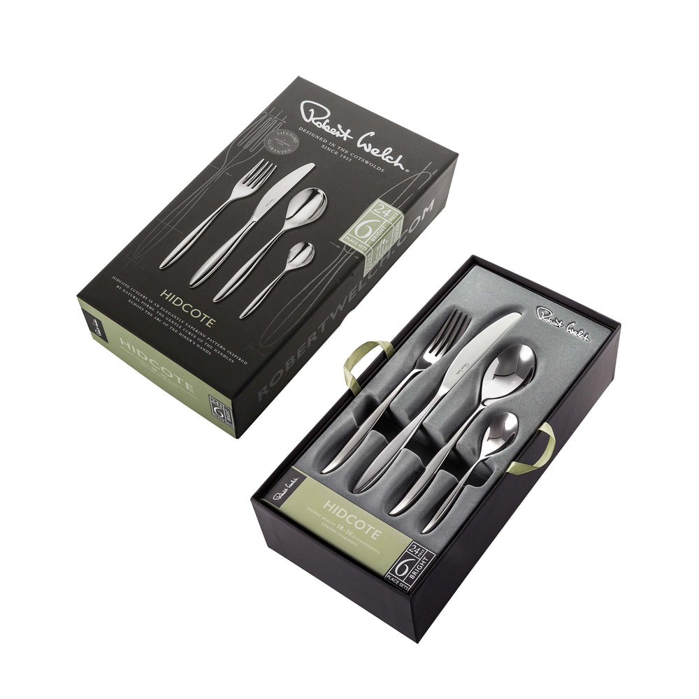 Hidcote Bright Cutlery Set, 24 Piece for 6 People