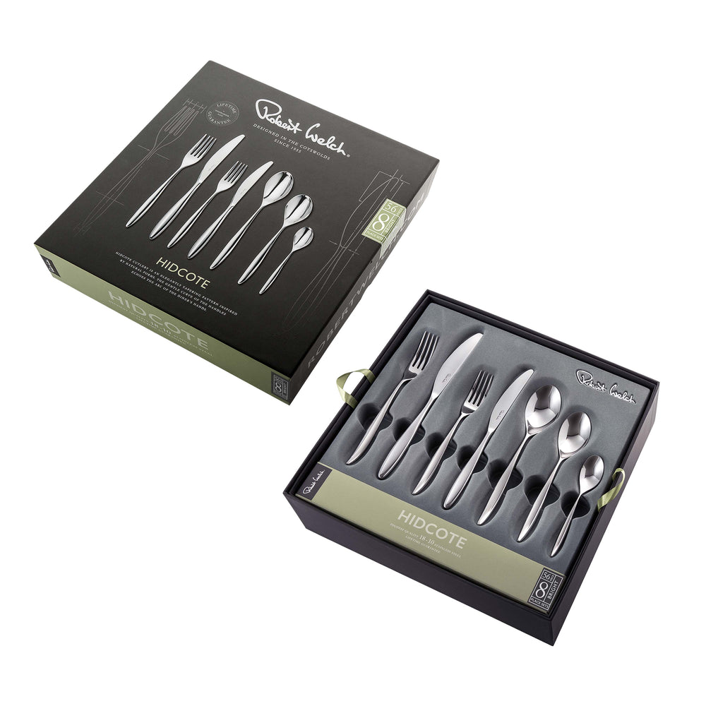 Hidcote Bright Cutlery Set, 56 Piece for 8 People