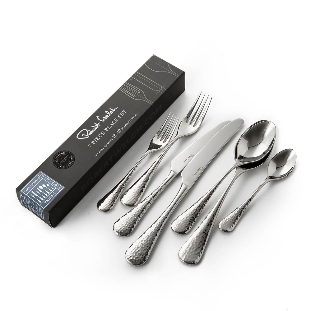 Honeybourne Bright Cutlery Place Setting, 7 Piece