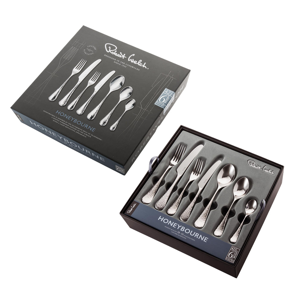 Honeybourne Bright Cutlery Set, 42 Piece for 6 People