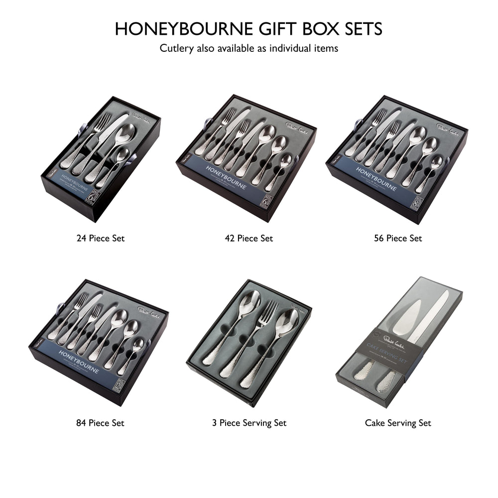 Honeybourne Bright Cutlery Set, 84 Piece for 12 People