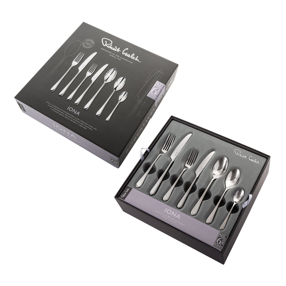 Iona Bright Cutlery Set, 42 Piece for 6 People