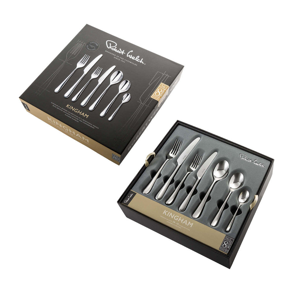 Kingham Bright Cutlery Set, 56 Piece for 8 People