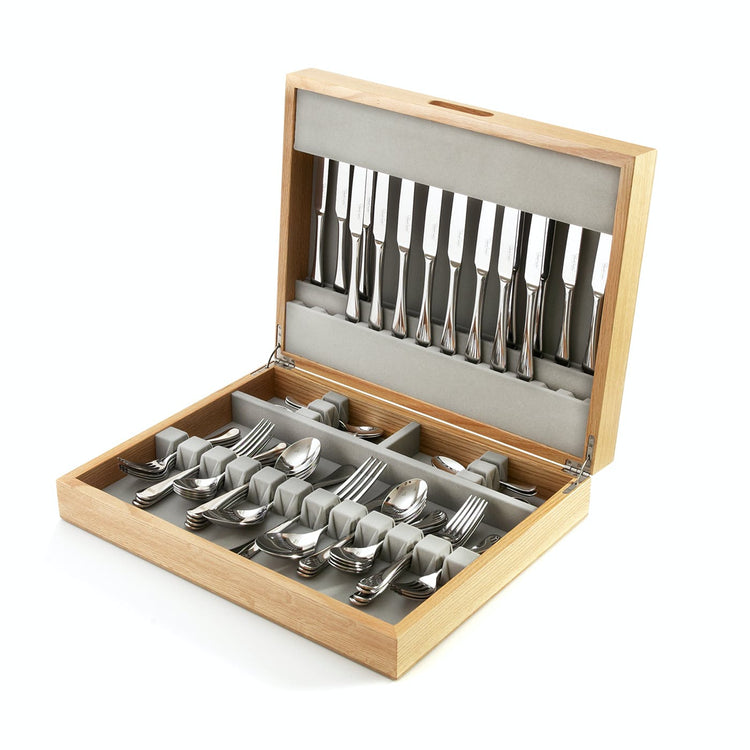 Oak Cutlery Canteen