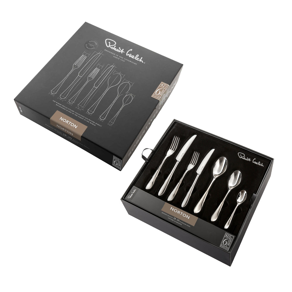 Norton Bright Cutlery Set, 42 Piece for 6 People