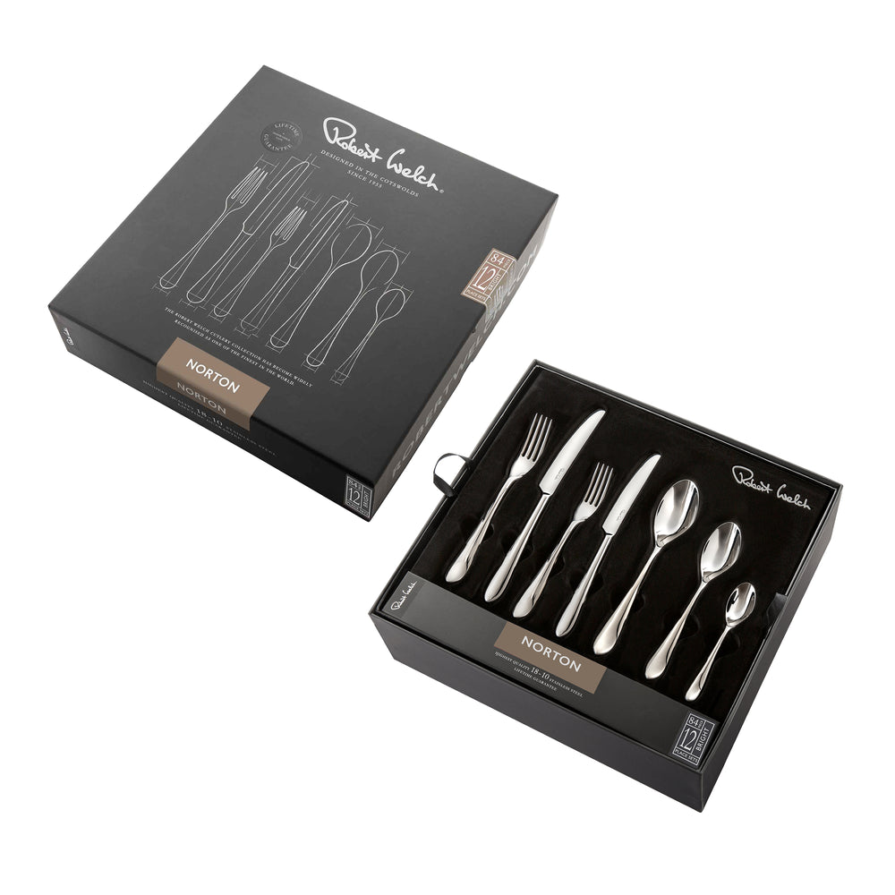 Norton Bright Cutlery Set, 84 Piece for 12 People