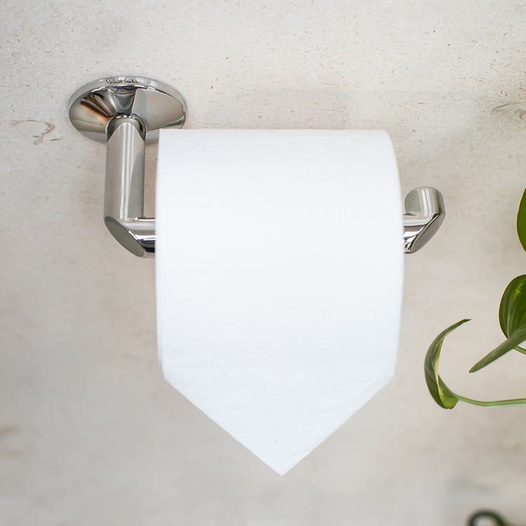 Oblique Toilet Roll Holder Fixed