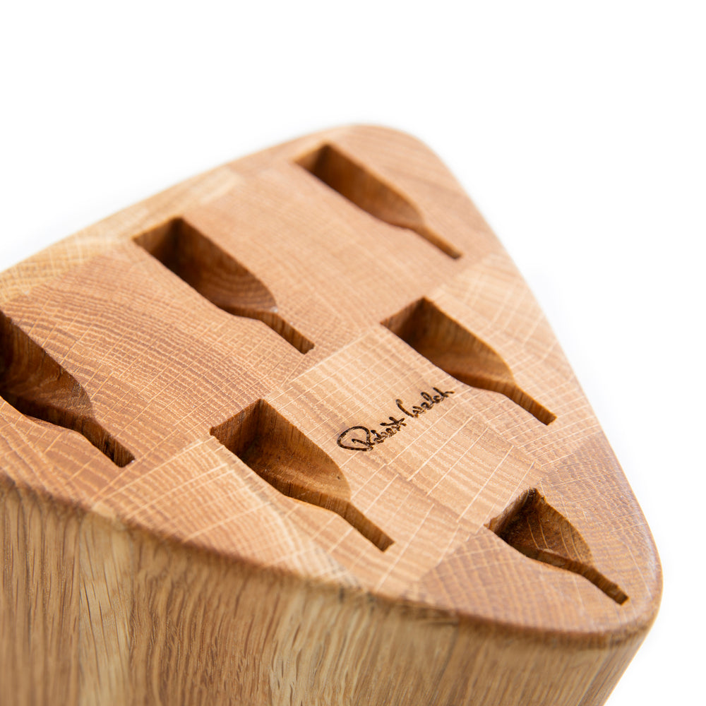 Prism Oak Knife Block