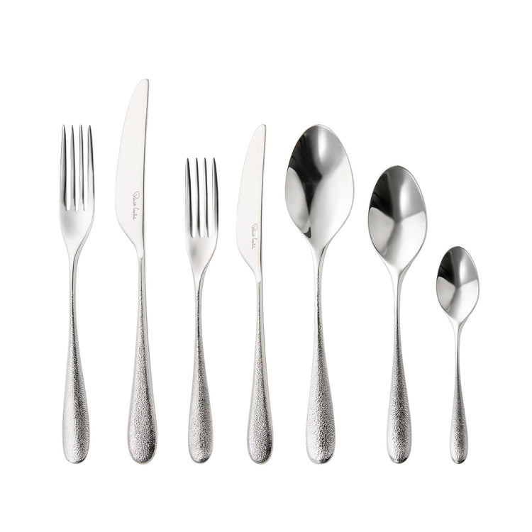 Sandstone Bright Cutlery Set, 42 Piece for 6 People