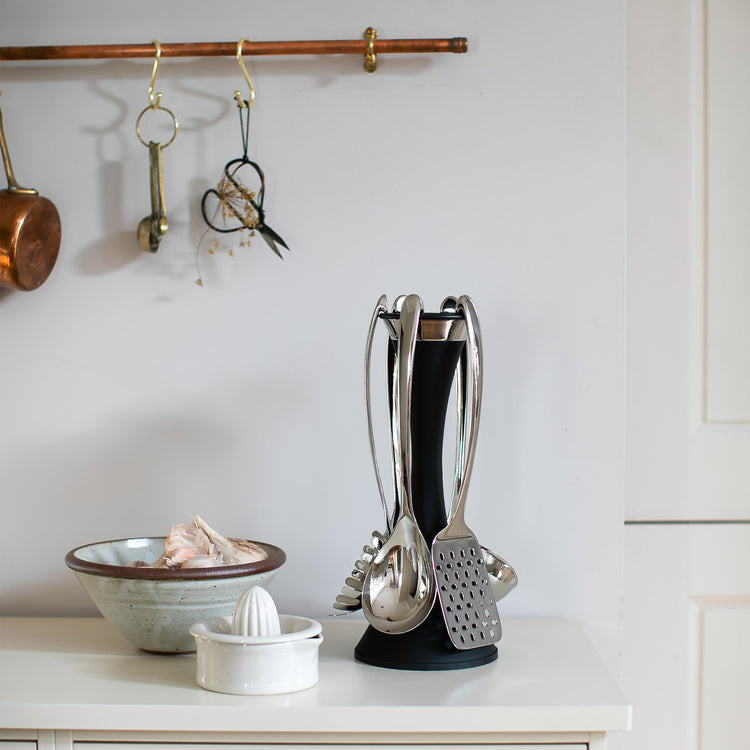 Signature Black Utensil Stand