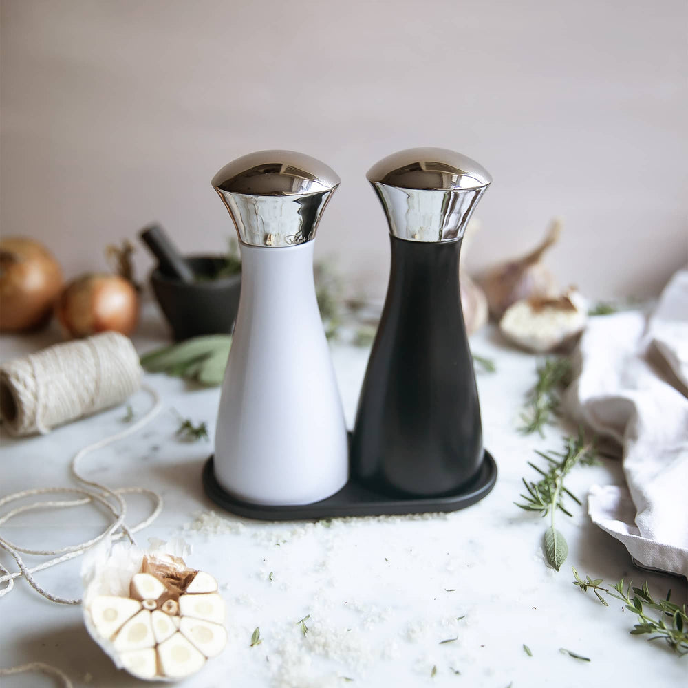 Signature Utensil Stand Set with Signature Mills and Tray Set