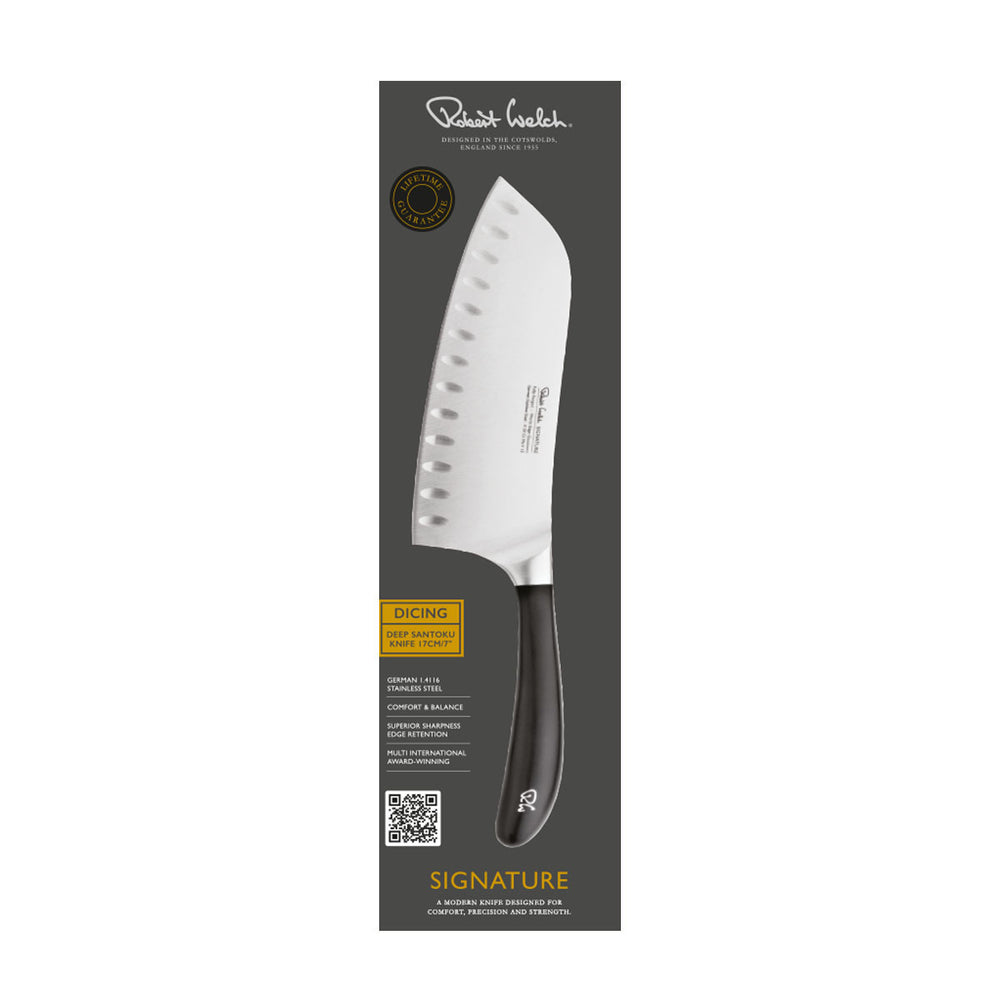 Signature Deep Santoku Knife 17cm