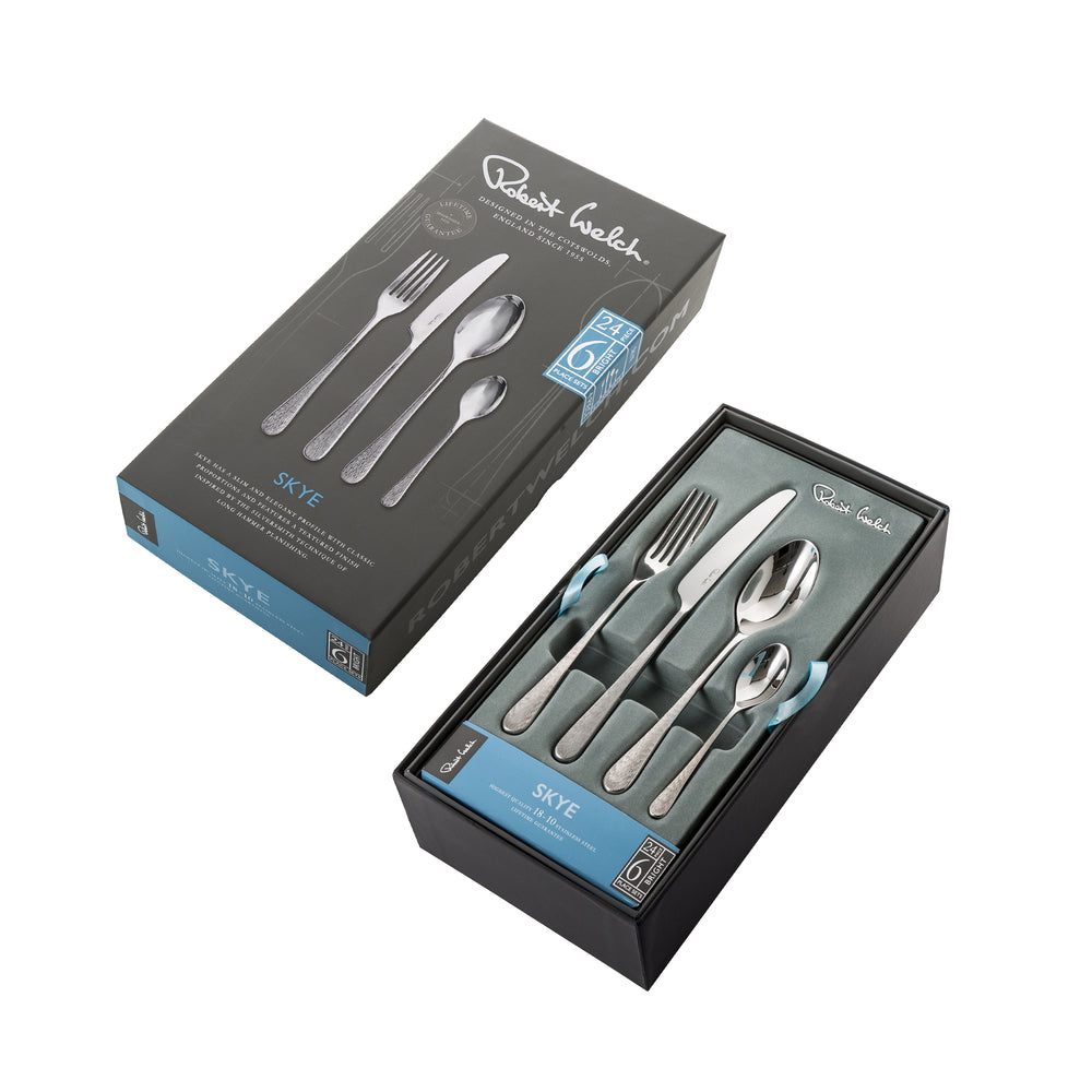 Skye Bright Cutlery Set, 24 Piece for 6 People