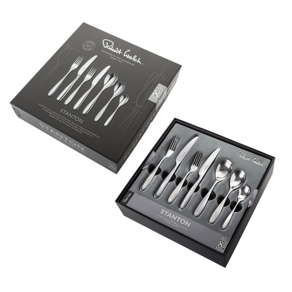 Stanton Bright Cutlery Set, 56 Piece for 8 People