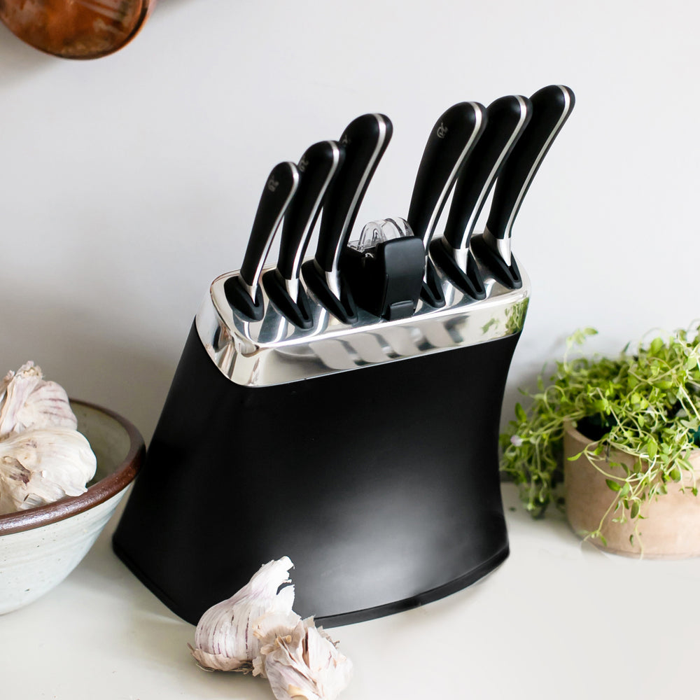 Signature Knife Block with Sharpener