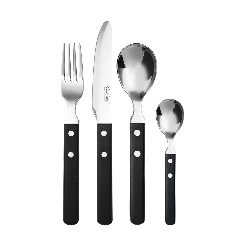 Trattoria Bright Cutlery Set, 24 Piece for 6 People