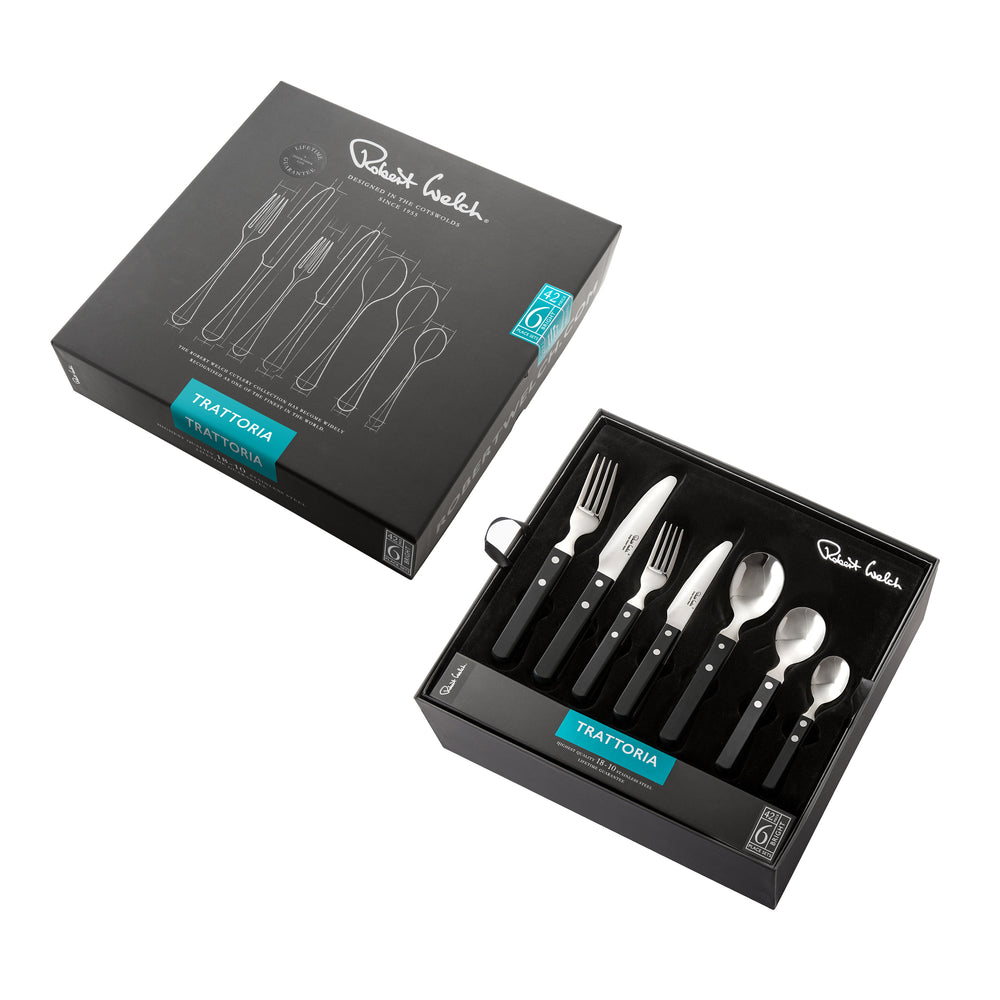 Trattoria Bright Cutlery Set, 42 Piece for 6 People