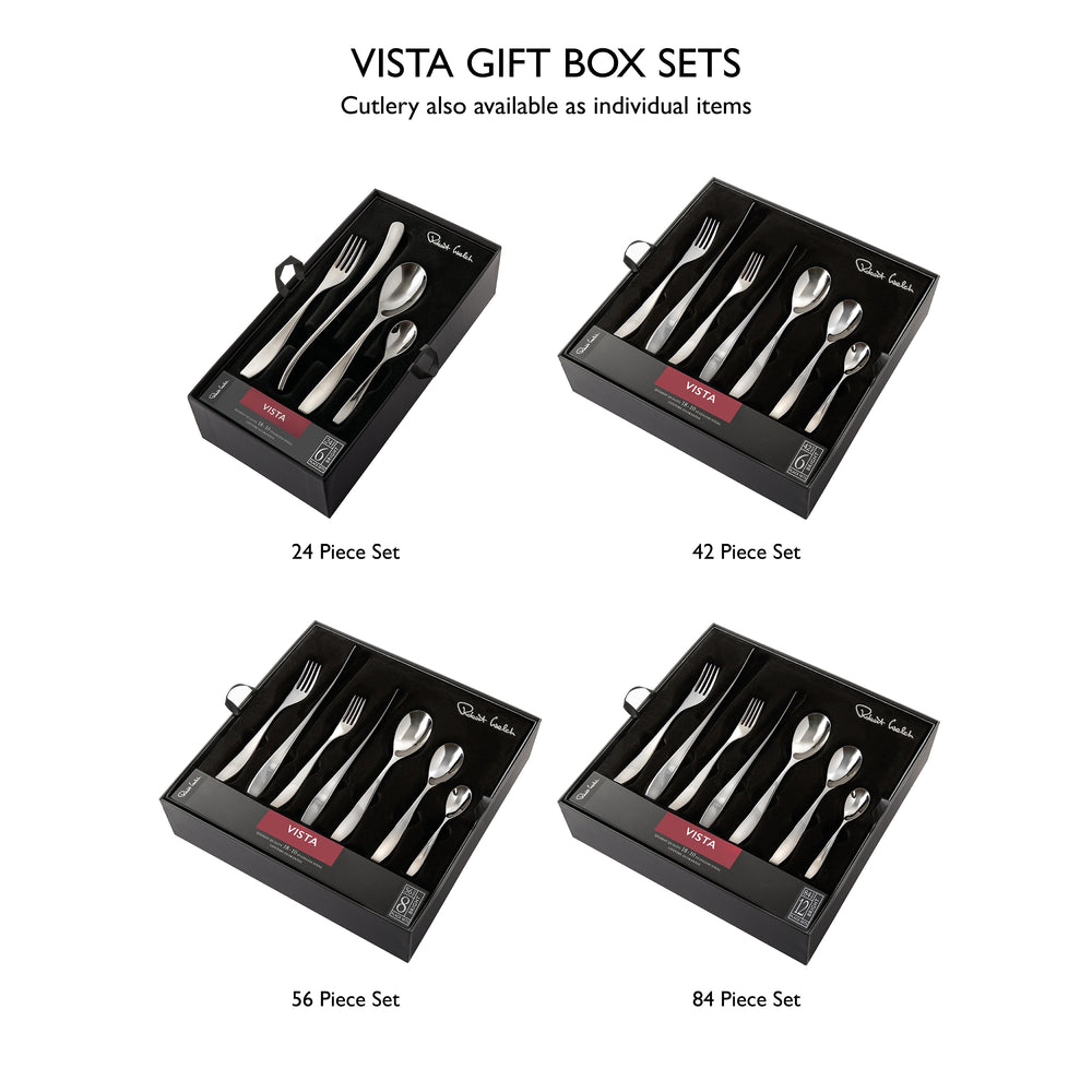 Vista Bright Cutlery Set, 56 Piece for 8 People