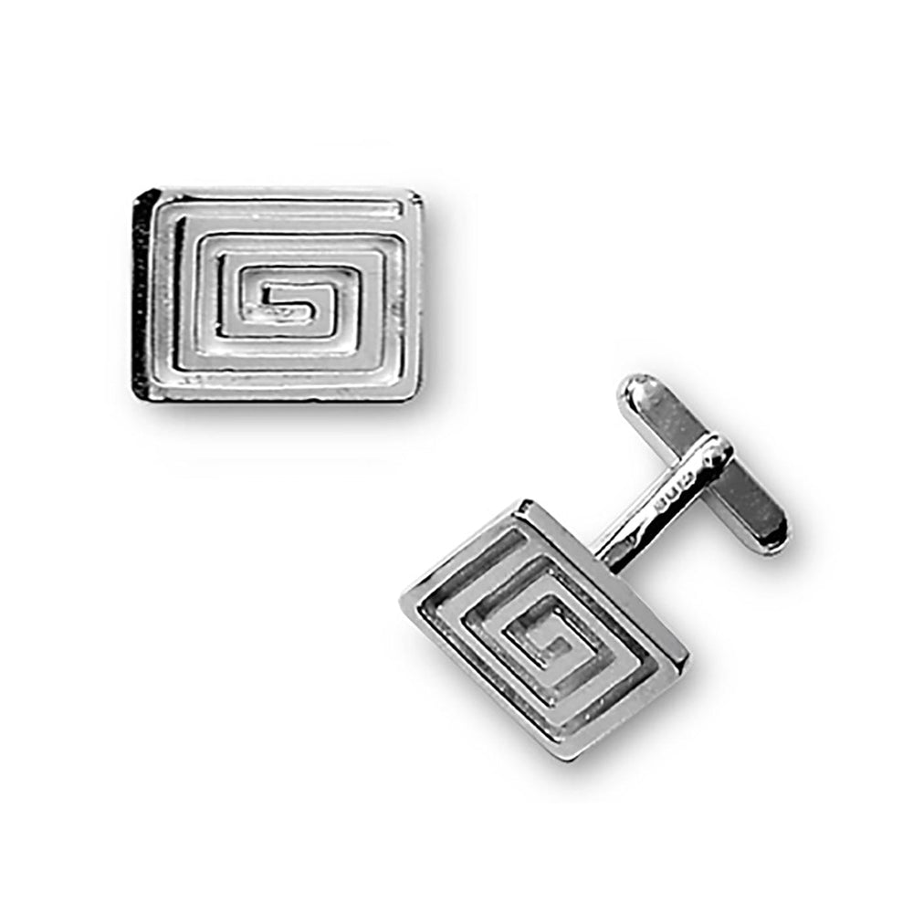 Sterling Silver Rectangular Cufflinks