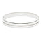 Silver Bangle Polished with Single Groove Large